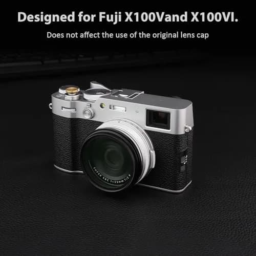Haoge Black Camera Lens Filter Adapter Ring for Fujifilm X100V X100VI with 49mm Filter Mount thumbnail 6
