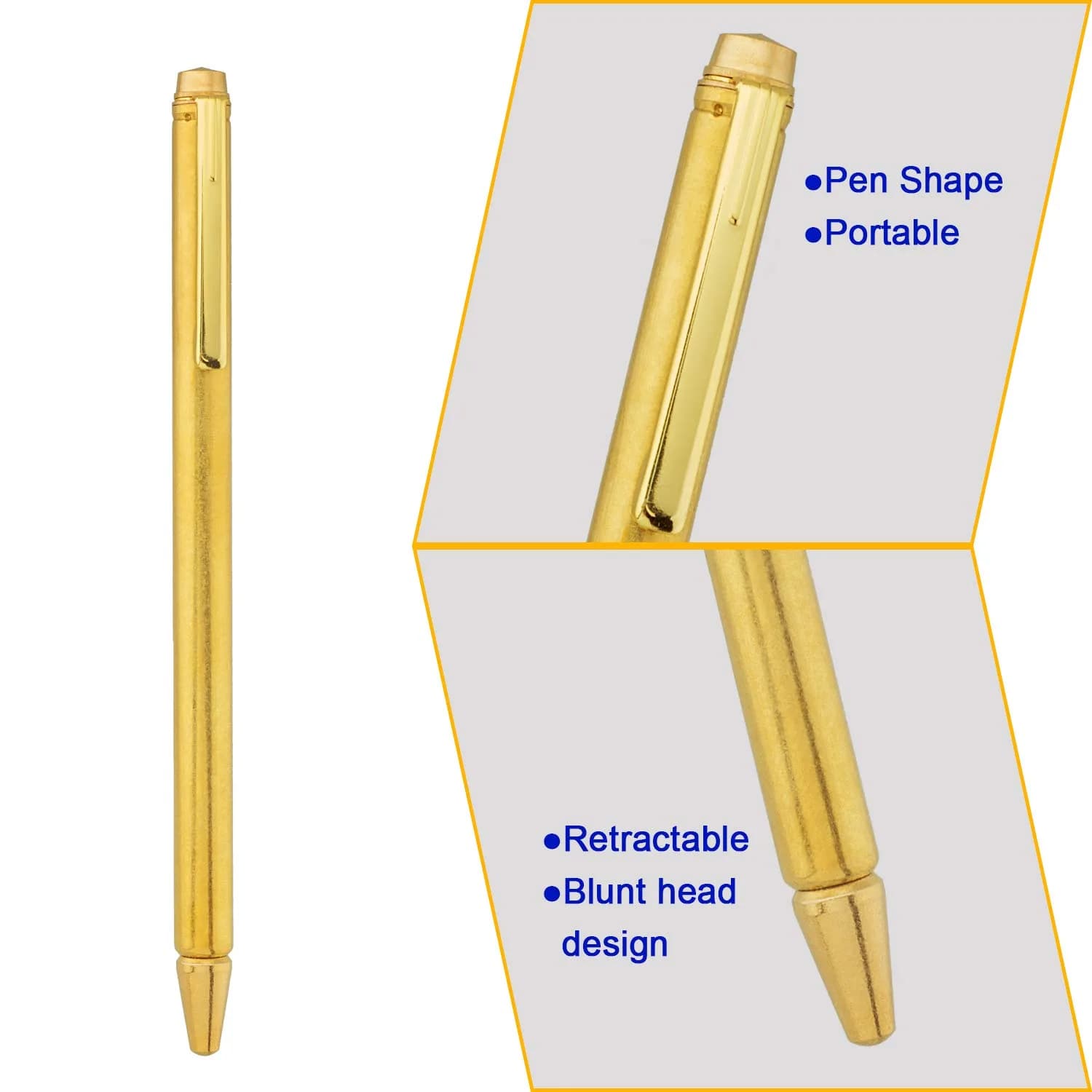 OIIKI Retractable Dowsing Rods (2-Pack) | Brass, 16.4" Extended Length - view 5