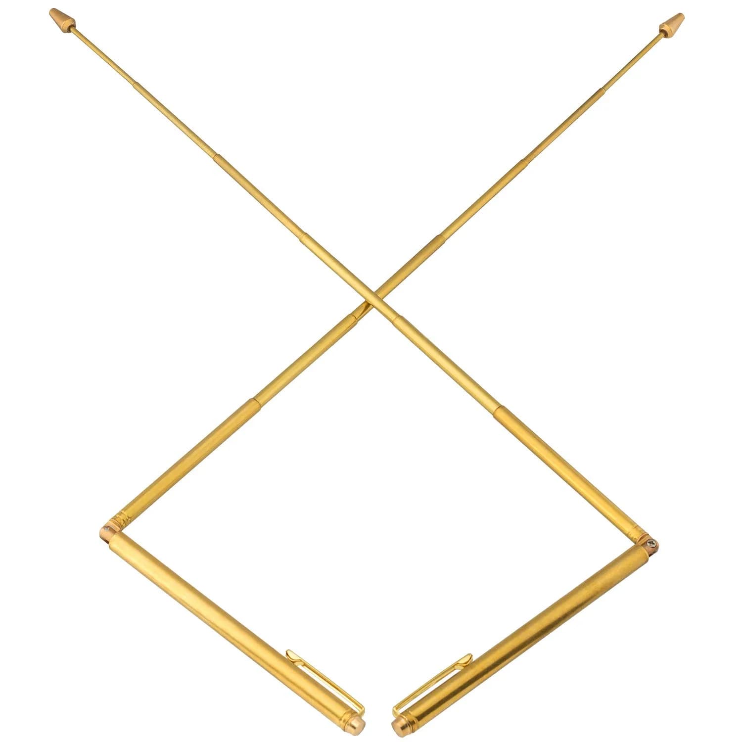 OIIKI Retractable Dowsing Rods (2-Pack) | Brass, 16.4" Extended Length - view 6