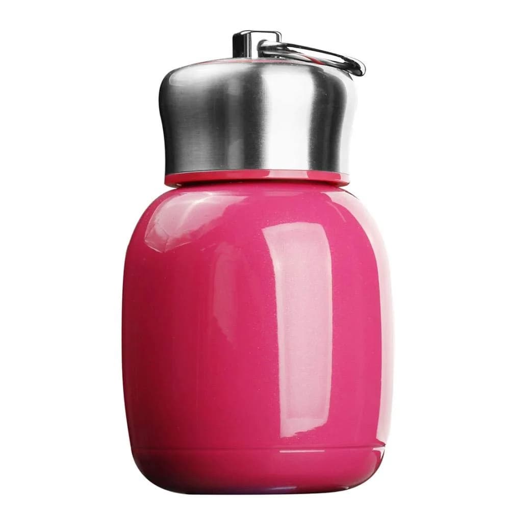 Gets Mini 7 Oz (200ml) Vacuum Insulated Stainless Steel Water Bottle in Rose | Hot 8 Hrs, Cold 12 Hrs - view 2