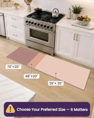 DEXI Anti Fatigue Kitchen Floor Mat 48x20 Inches (122x51 cm) | Cushioned Standing Runner for Kitchen, Office, Laundry thumbnail 5