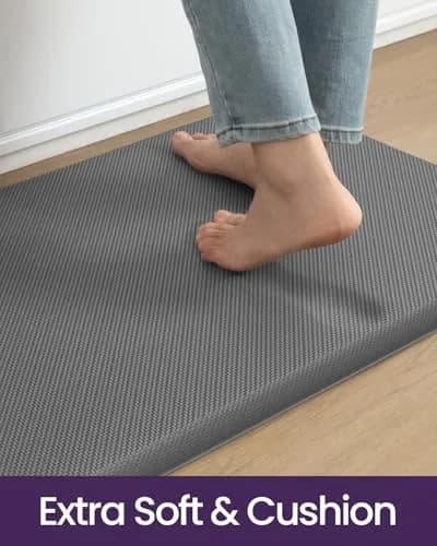 DEXI Anti Fatigue Kitchen Floor Mat 48x20 Inches (122x51 cm) | Cushioned Standing Runner for Kitchen, Office, Laundry thumbnail 7