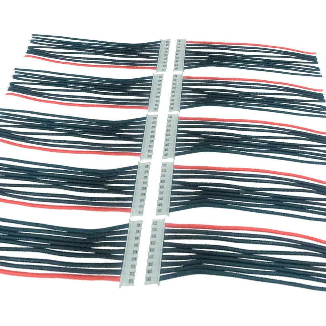FLY RC JST-XH 8S Balance Extension Lead Wire 20cm (0.66ft) | 10-Pack for LiPo Battery Charging