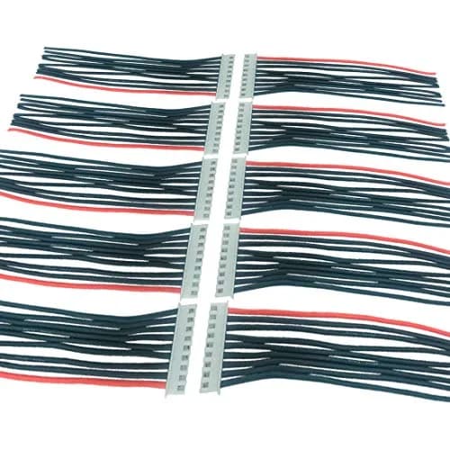 FLY RC JST-XH 8S Balance Extension Lead Wire 20cm (0.66ft) | 10-Pack for LiPo Battery Charging thumbnail 1