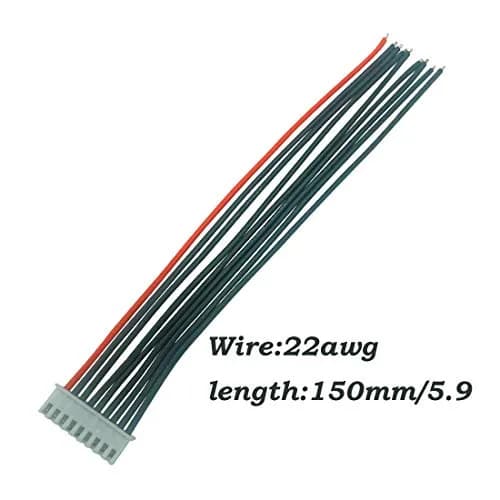 FLY RC JST-XH 8S Balance Extension Lead Wire 20cm (0.66ft) | 10-Pack for LiPo Battery Charging thumbnail 2