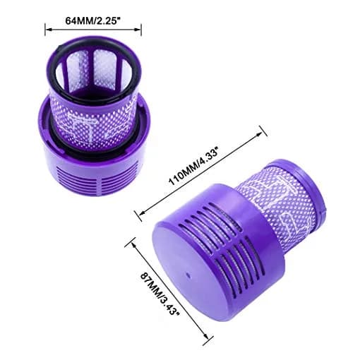 KONIGEEHRE HEPA Replacement Filters for Dyson V10 Series (3 Filters, Washable) | High Filtration Efficiency thumbnail 5