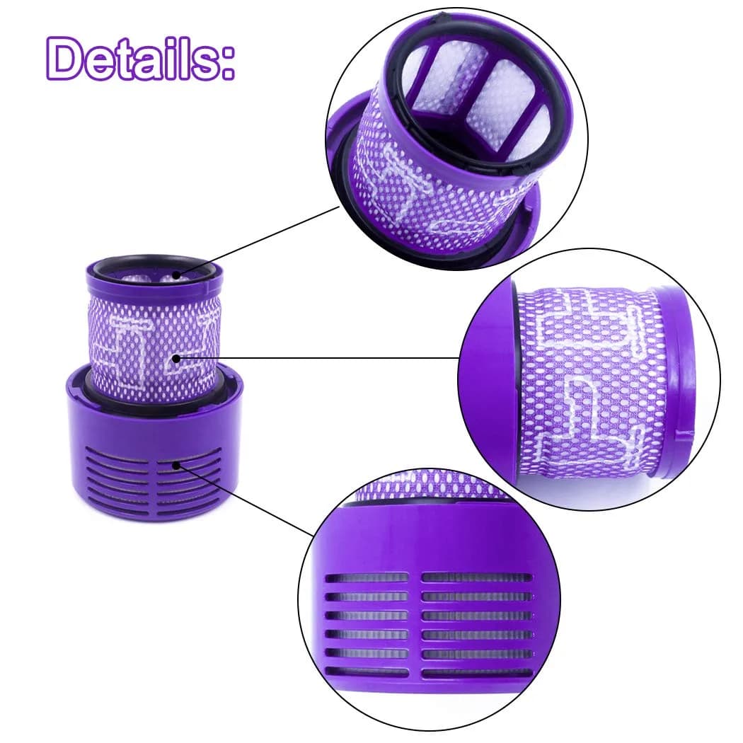KONIGEEHRE HEPA Replacement Filters for Dyson V10 Series (3 Filters, Washable) | High Filtration Efficiency - view 4