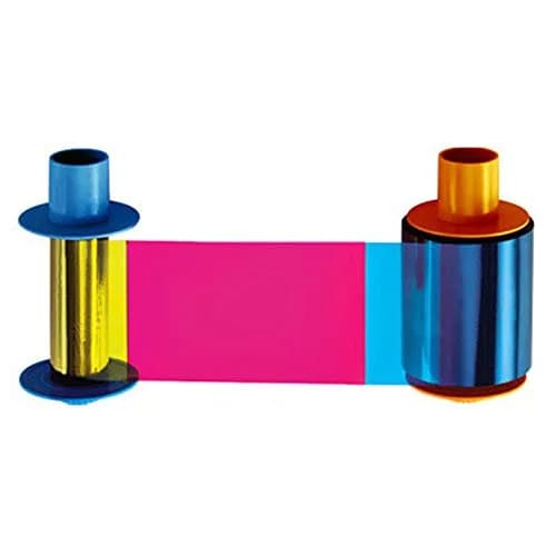 Fargo Genuine YMCKO Color Ribbon #45200 for DTC4500e Printer | 500 Prints thumbnail 2