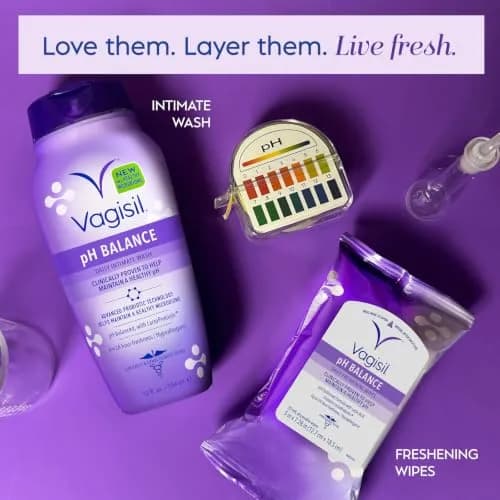 Vagisil pH Balance Feminine Wash LactoPrebiotic 360ml (12 Fl Oz) | Gynecologist Tested thumbnail 8