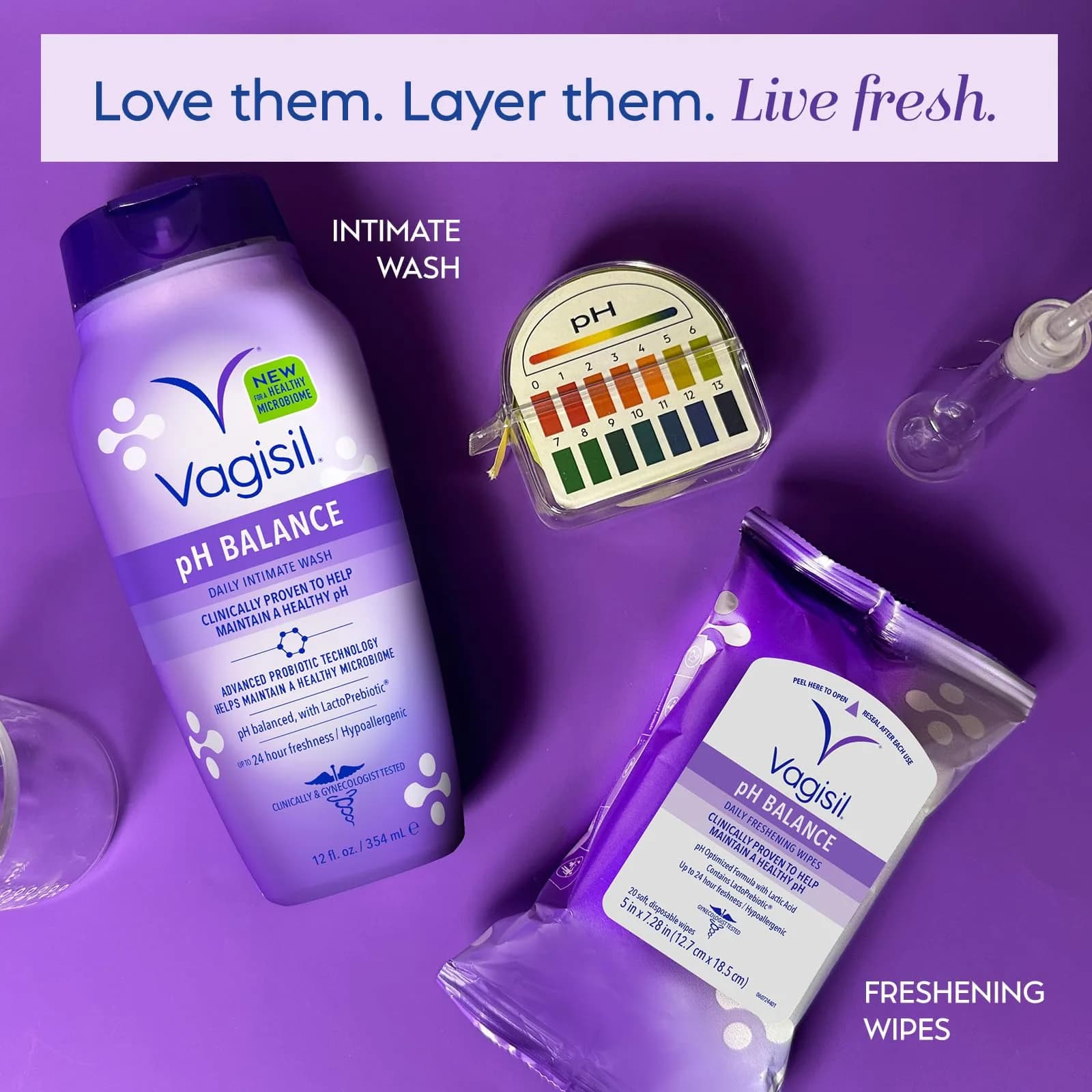 Vagisil pH Balance Feminine Wash LactoPrebiotic 360ml (12 Fl Oz) | Gynecologist Tested - view 8