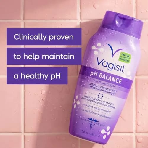 Vagisil pH Balance Feminine Wash LactoPrebiotic 360ml (12 Fl Oz) | Gynecologist Tested thumbnail 2