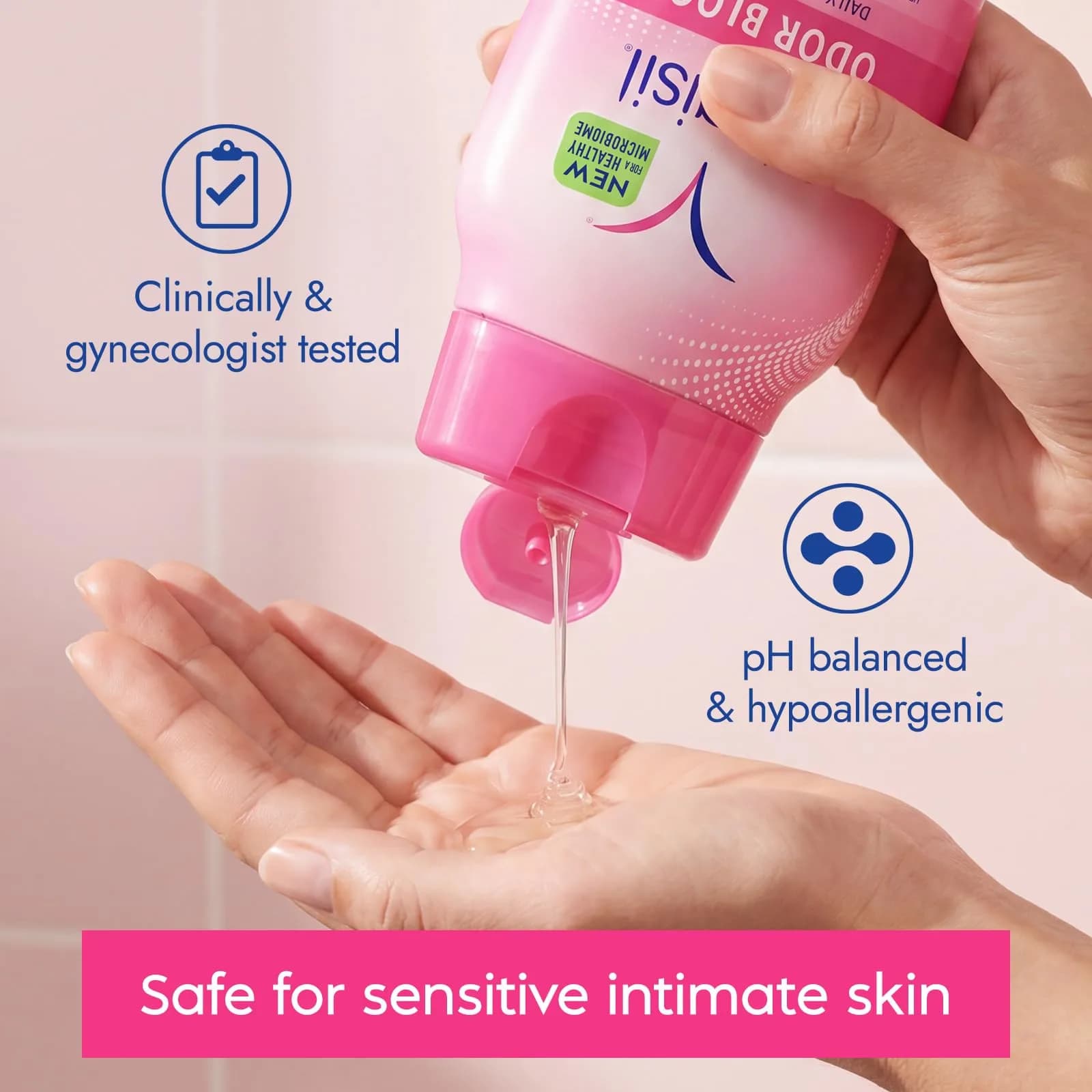 Vagisil Odor Block Feminine Wash, Gynecologist Tested, Hypoallergenic, 12 oz (3 Pack) - view 4