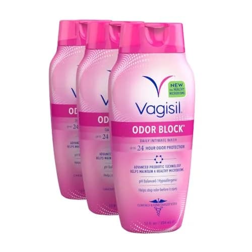 Vagisil Odor Block Feminine Wash 710ml (24 Fl Oz) | Gynecologist Tested Hypoallergenic — Odor Block
