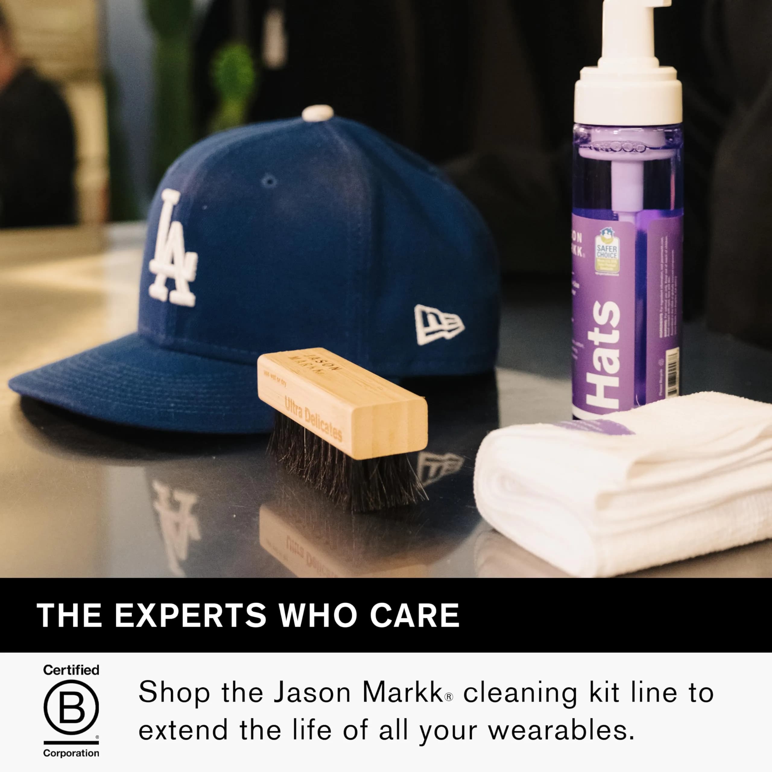 Jason Markk Ultra Delicate Shoe & Hat Cleaning Brush | Soft Bristles, Bamboo Wood, Sneaker Care (1 Brush) - view 7