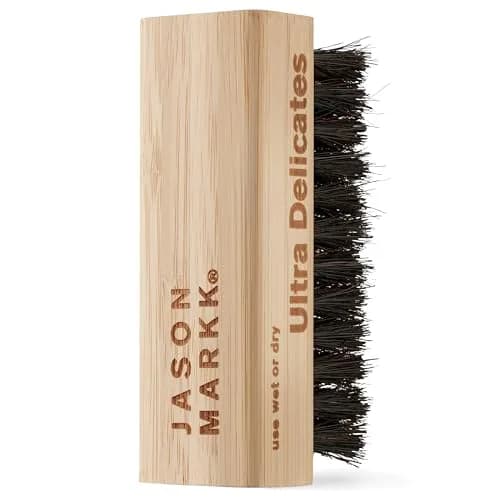 Jason Markk Ultra Delicate Shoe & Hat Cleaning Brush | Soft Bristles, Bamboo Wood, Sneaker Care (1 Brush) thumbnail 1