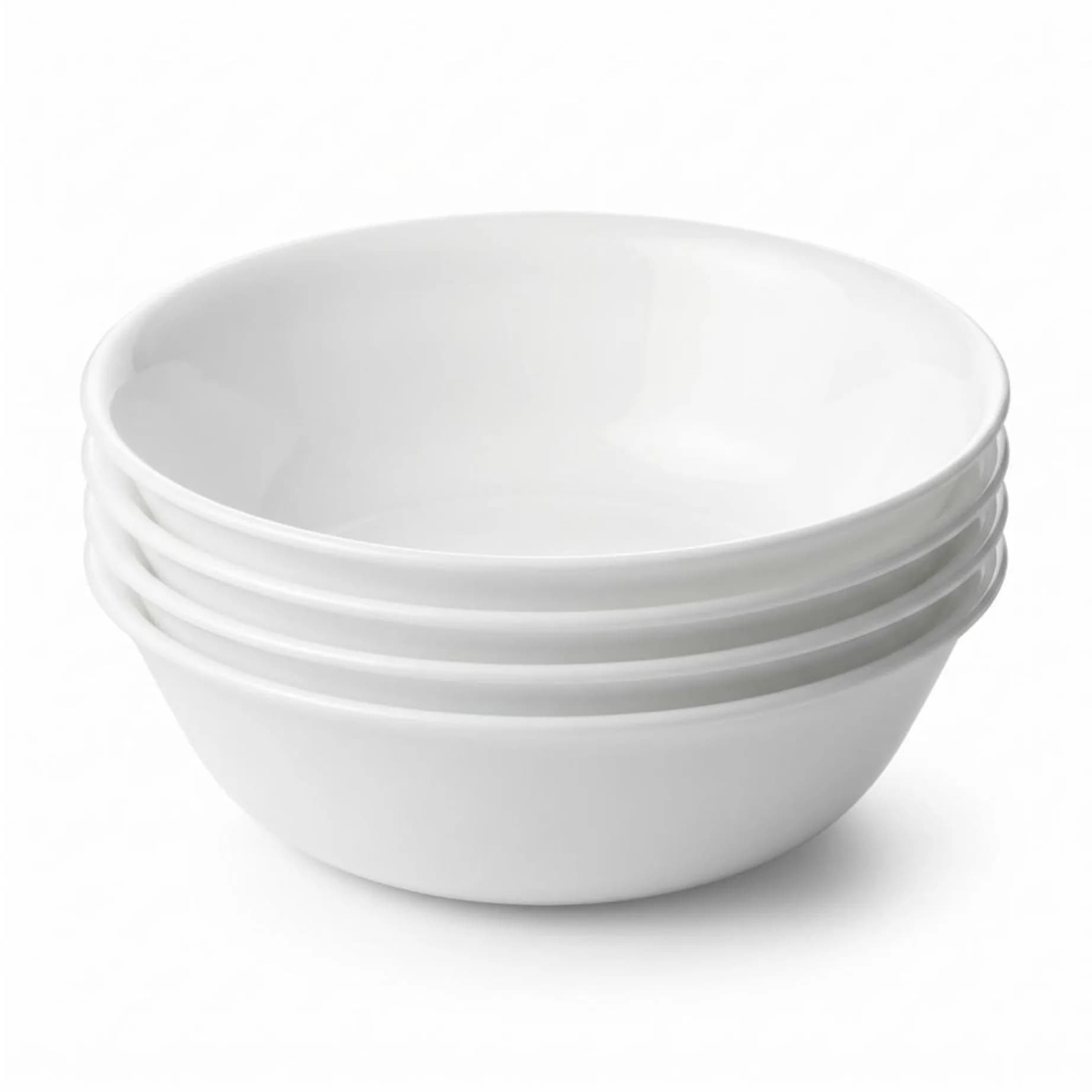 Corelle 4-Pc Meal Bowls Set 1330ml (46 Fl Oz) | Vitrelle Strong Glass for Daily Use - main product image