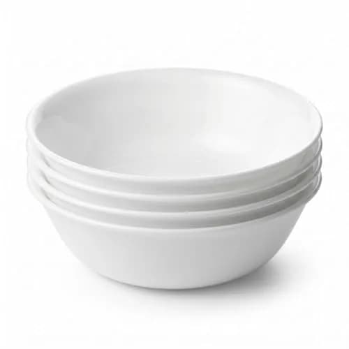 Corelle 4-Pc Meal Bowls Set 1330ml (46 Fl Oz) | Vitrelle Strong Glass for Daily Use thumbnail 1
