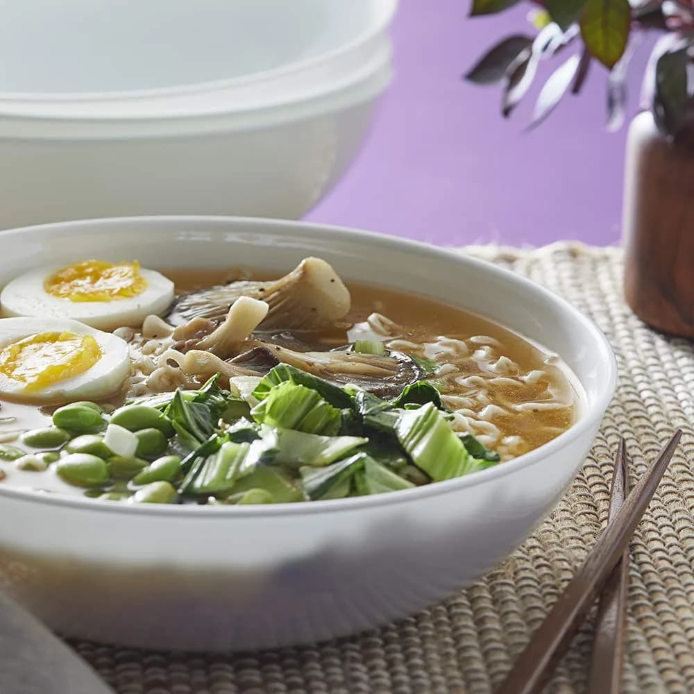Corelle 4-Pc Meal Bowls Set 1330ml (46 Fl Oz) | Vitrelle Strong Glass for Daily Use - view 8