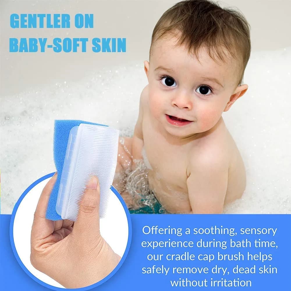 wellgler OT Sensory Brush & Sponge 12-Pack | Gentle Foam Scrub for Babies & Therapy - view 8