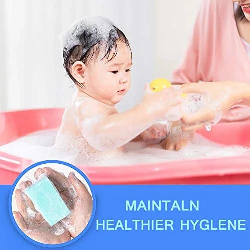wellgler OT Sensory Brush & Sponge 12-Pack | Gentle Foam Scrub for Babies & Therapy thumbnail 2