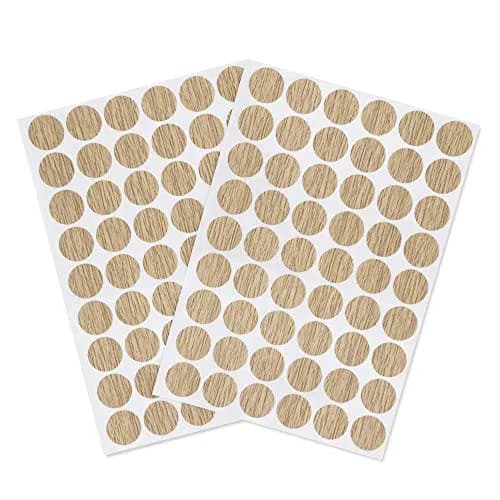 VictorsHome Self-Adhesive Screw Hole Stickers 21mm (0.83 Inch) | Cover Screw Holes on Furniture thumbnail 1