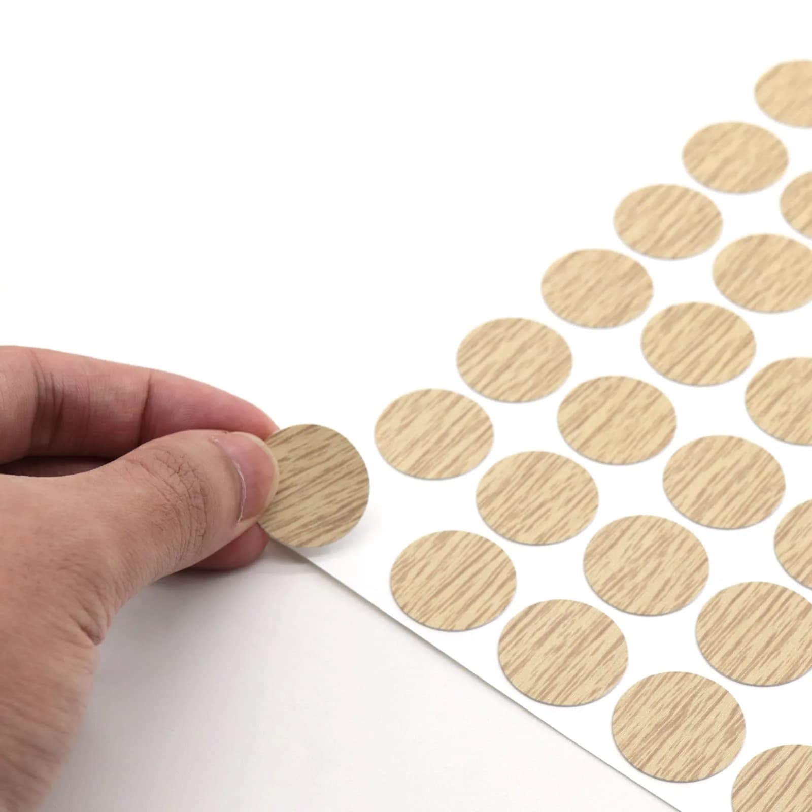 VictorsHome Self-Adhesive Screw Hole Stickers 21mm (0.83 Inch) | Cover Screw Holes on Furniture - view 3