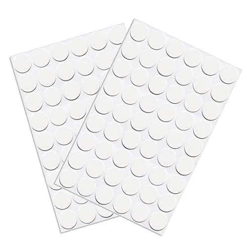 VictorsHome White 108 Pcs Screw Hole Stickers | Covers Screw Holes for Furniture, Cabinets, Drawers thumbnail 1