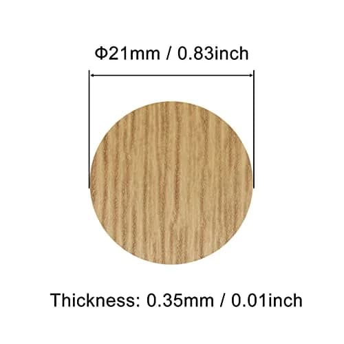 VictorsHome Self-Adhesive Screw Hole Stickers Maple 21mm (0.83 Inch) | 108 Pcs for Furniture & Cabinets thumbnail 2