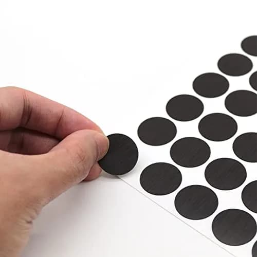 VictorsHome Black Screw Hole Stickers 21mm (0.83 Inch) | Covers Screw Holes for Furniture & Cabinets thumbnail 3