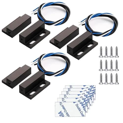 Gebildet Magnetic Switch Recessed Door Sensor 29mm | NO/NC Black Access Control thumbnail 1