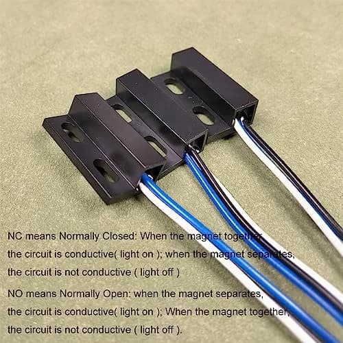 Gebildet Magnetic Switch Recessed Door Sensor 29mm | NO/NC Black Access Control thumbnail 3