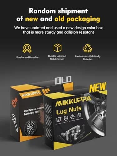 MIKKUPPA 9/16-18 Lug Nuts Replacement for Dodge Ford | Chrome Closed End 32pcs thumbnail 8