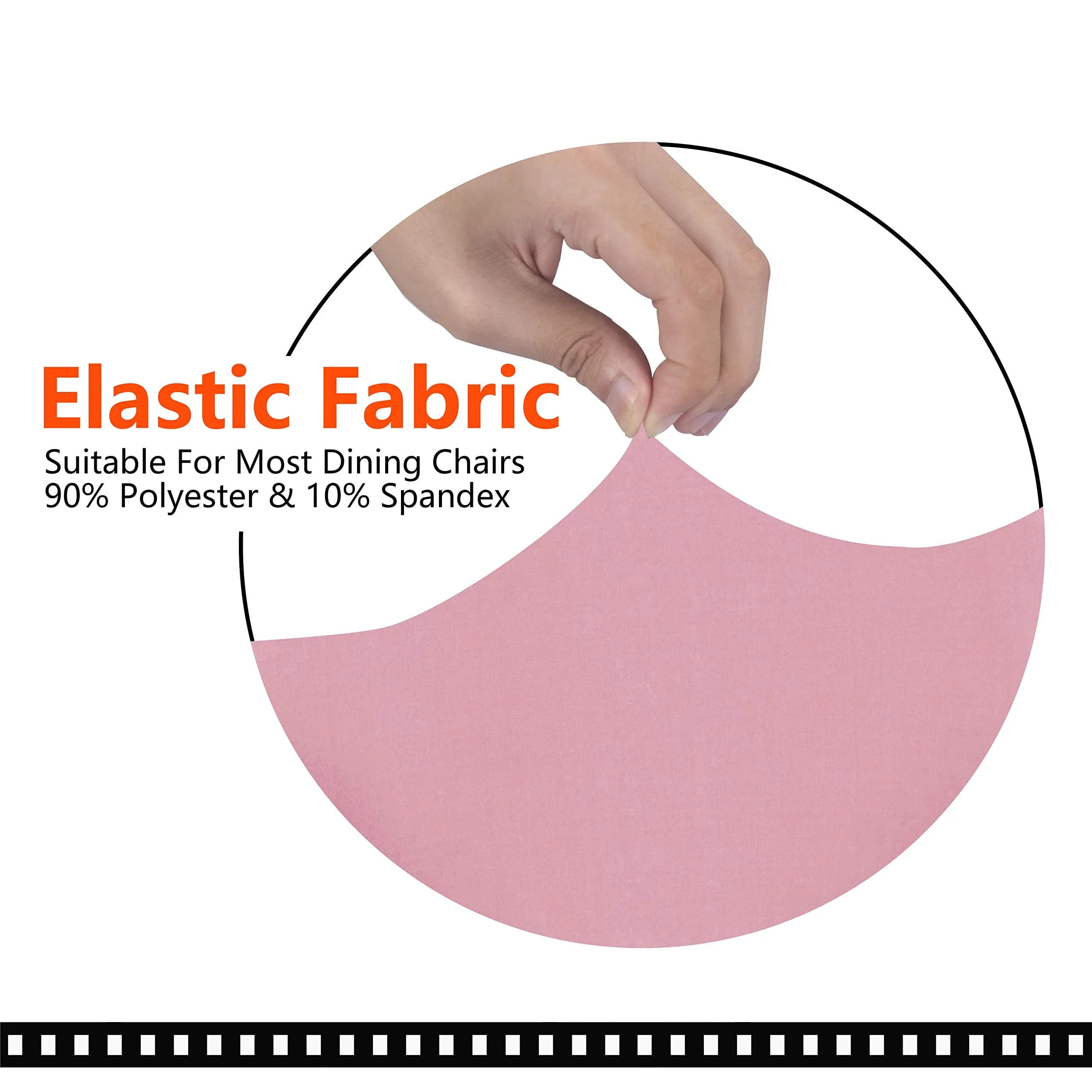 SARAFLORA Pink Medium Office Chair Cover | Stretch Fit, Removable, Washable Protector (1 Piece) - view 3