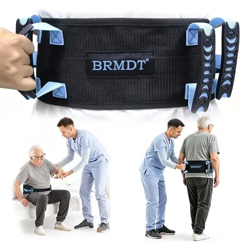 BRMDT Gait Belt for Seniors 31.5-54in | Adjustable Safety Belt with Handles - main product image