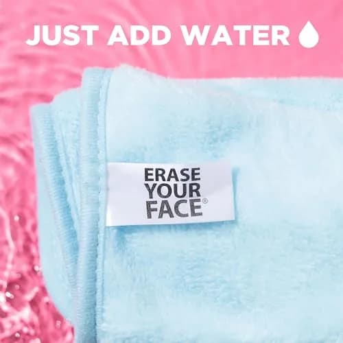 Erase Your Face Make-up Removing Cloths | Reusable Microfiber Cloths for All Skin Types thumbnail 5