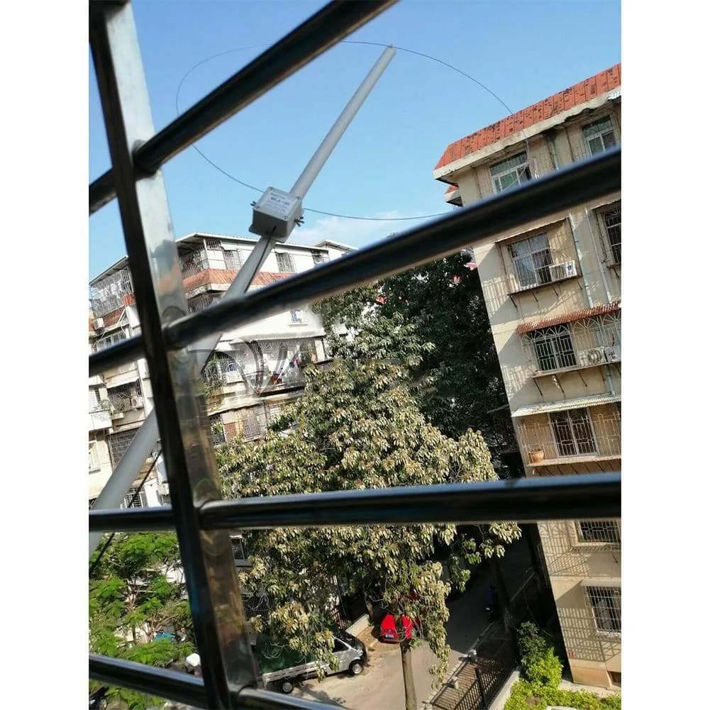 HAON MLA-30 Loop Antenna Active Receiving Antenna 100kHz - 30MHz | Enhances Short Wave Radio Reception — Black