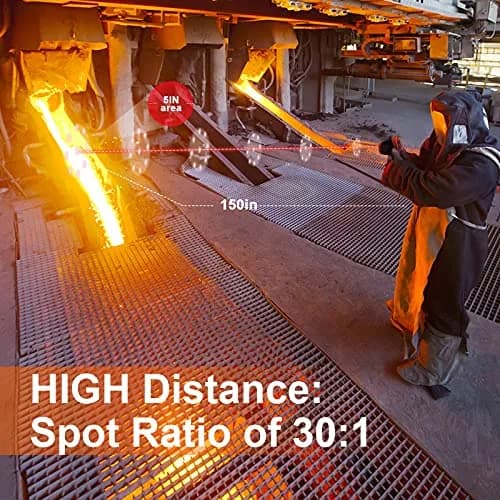BTMETER BT-1500 Pyrometer -58℉ to 2732℉ Infrared Laser Thermometer Gun for Industrial & Automotive Use thumbnail 4