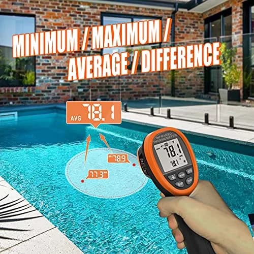 BTMETER BT-1500 Pyrometer -58℉ to 2732℉ Infrared Laser Thermometer Gun for Industrial & Automotive Use thumbnail 5
