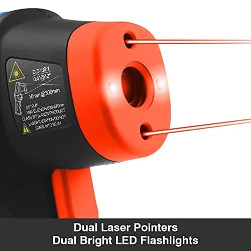 BTMETER BT-1500 Pyrometer -58℉ to 2732℉ Infrared Laser Thermometer Gun for Industrial & Automotive Use thumbnail 6