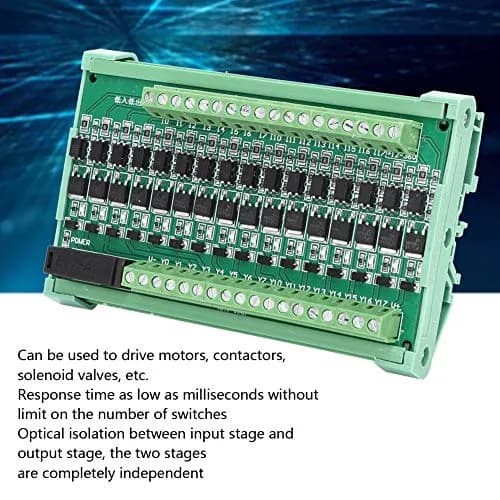 Jectse 16-Channel PLC Amplifier Board 12-36VDC (16 Channels) | Photoelectric Isolation for Industrial Control thumbnail 5