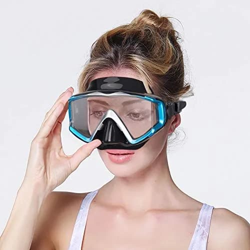EXP VISION Pano 3 Panoramic View Dive Mask, Tempered Glass Lens Scuba Snorkeling Mask 280g (9.9 oz) | Wide View for Freediving thumbnail 6