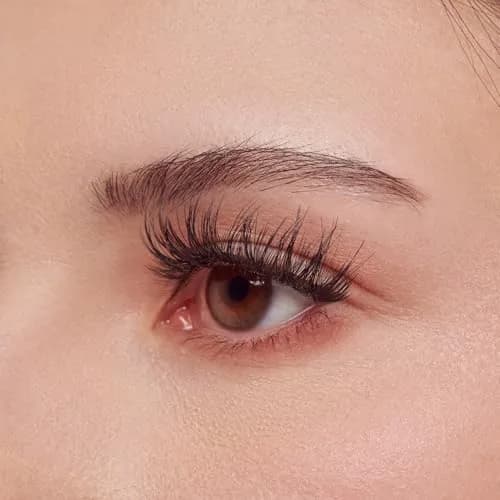 KISS Lash Couture LuXtensions False Eyelashes, Royal Satin, 1 Pair, 10mm Flat Lash | Natural Look Reusable D/C/J Curl Mix thumbnail 3