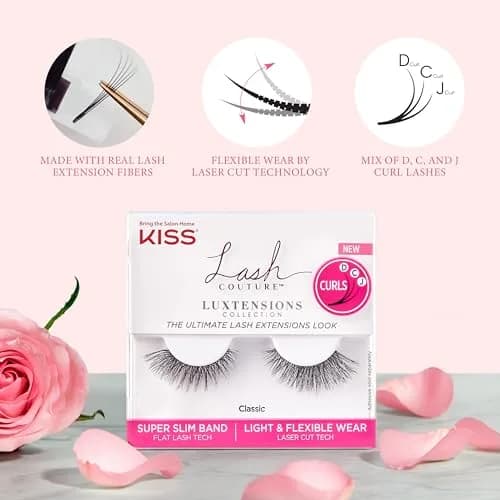KISS Lash Couture LuXtensions Classic False Eyelashes | 1 Pair thumbnail 4