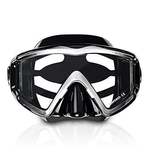EXP VISION Pano 3 Window Scuba Diving Mask, Tempered Glass Snorkel Mask 260 ml (0.26 kg) | Wide View Anti-Fog Swim Mask thumbnail 2