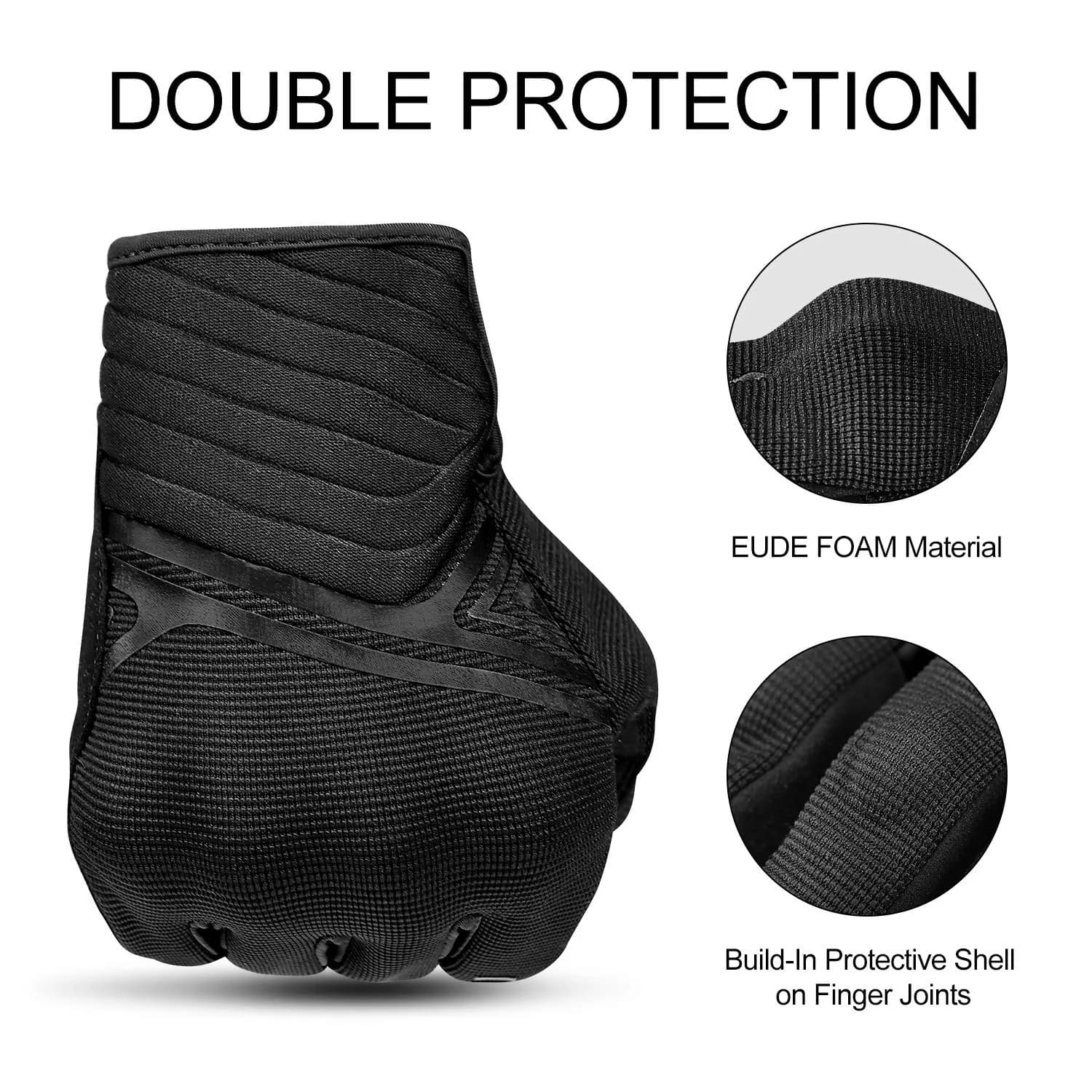 INBIKE Breathable Mesh Motorcycle Gloves with TPR Palm Pad & Touchscreen Small | Riding Protection for Indian Roads - view 5