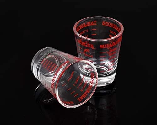 DS. DISTINCTIVE STYLE Red 30ml (1 Fl Oz) Measuring Cup Set | Precise Liquid & Dry Ingredient Measurement thumbnail 9