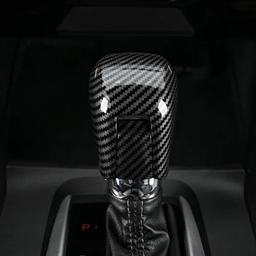 Thenice CVT Gear Shifting Knob Cover for Honda Civic 2016-2021 | Carbon Fiber Style, Easy Install thumbnail 6