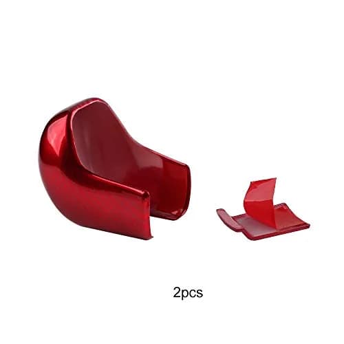 Thenice CVT Gear Shifting Knob Cover for Honda Civic 2016-2021 | Red Carbon Fiber Finish thumbnail 3