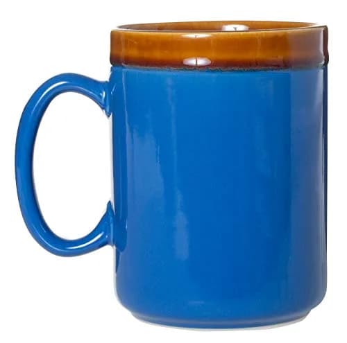 Cape Shore Hand Glazed Mug - Lighthouse | 18oz Blue Ceramic Coffee Cup with Nautical Design thumbnail 2