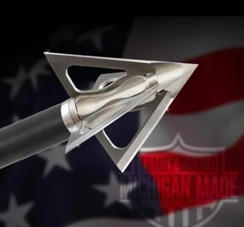 G5 Outdoors Striker X 125 Grain Broadhead 3 Pk | 4-Blade, Stainless Steel, 1.25" Cut Diameter thumbnail 2
